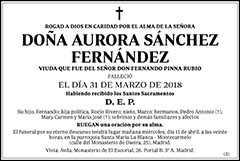 Aurora Sánchez Fernández